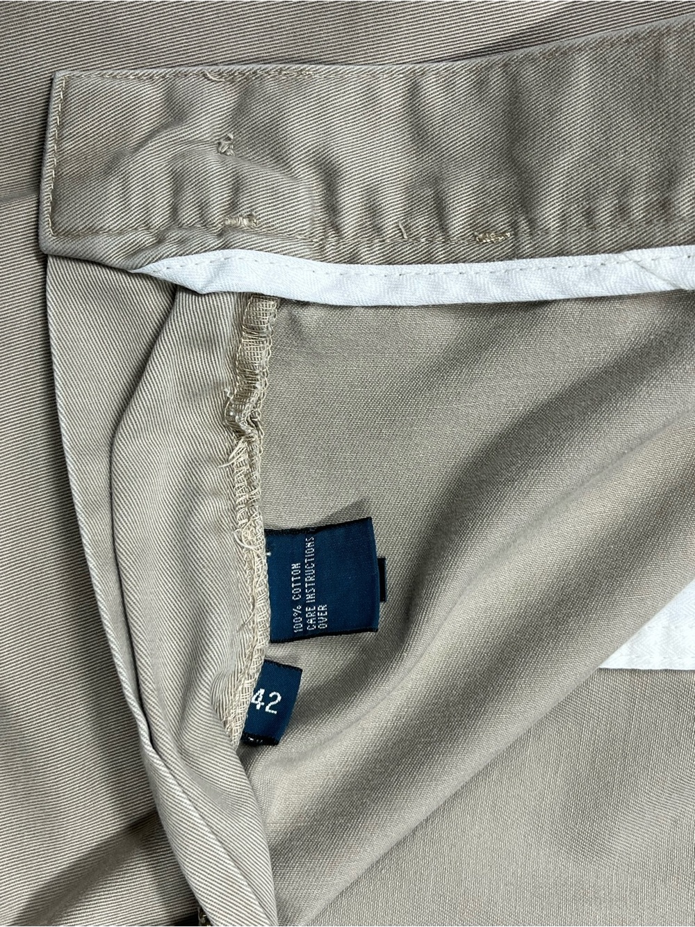 Polo Ralph Lauren Vintage Andrew Short. 5.5” Pleated Khaki Shorts. Size 42 - Picture 5 of 5